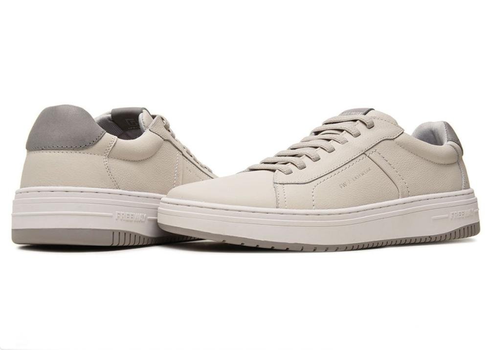 Sapatenis Freeway Couro Evo 02-4077 Masculino Branco 3