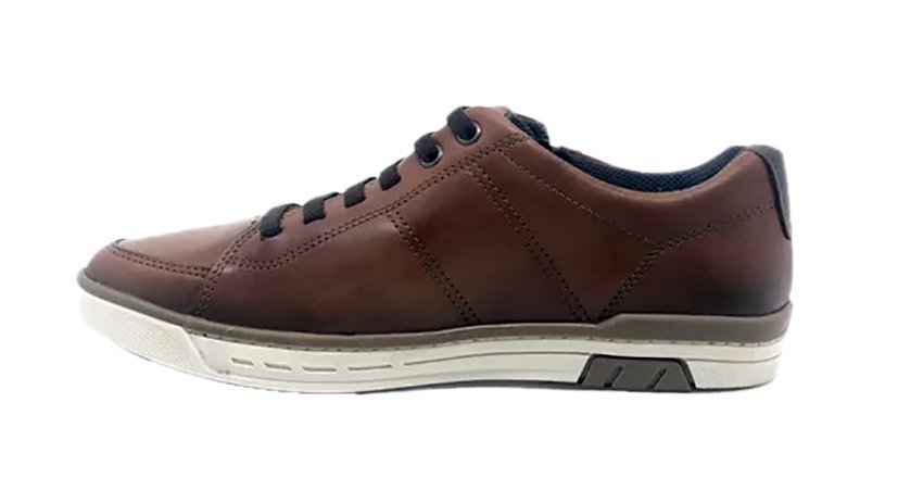 Sapatênis Pegada em Couro 119313 Masculino Marrom 2