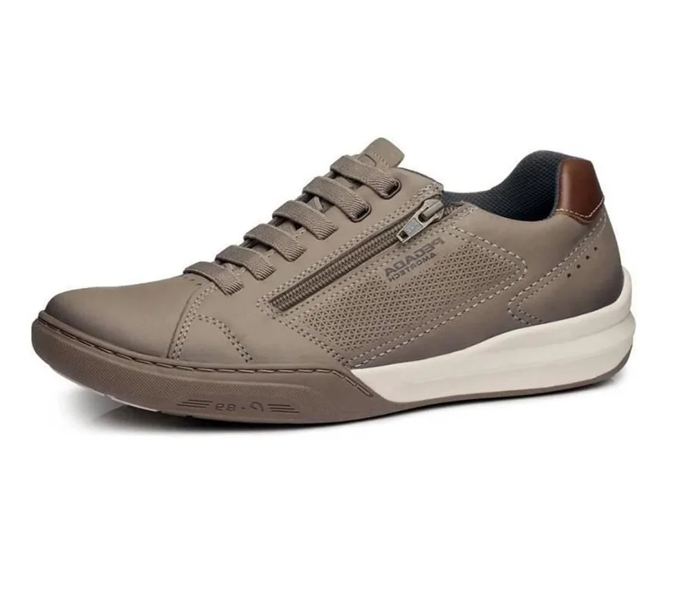 Sapatênis Pegada em Couro 111002 Masculino Marrom 2