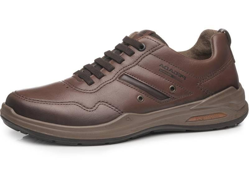 Sapatênis Pegada em Couro 110505 Masculino Marrom 2