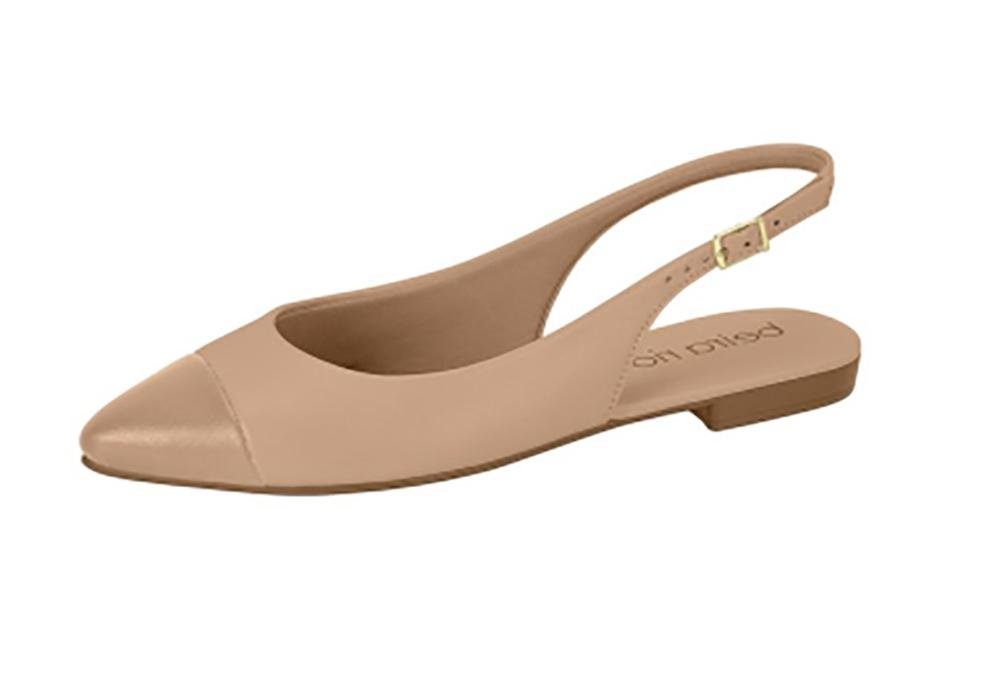 Sapatilha Aberta Beira Rio 41341016 Feminino Bege 2