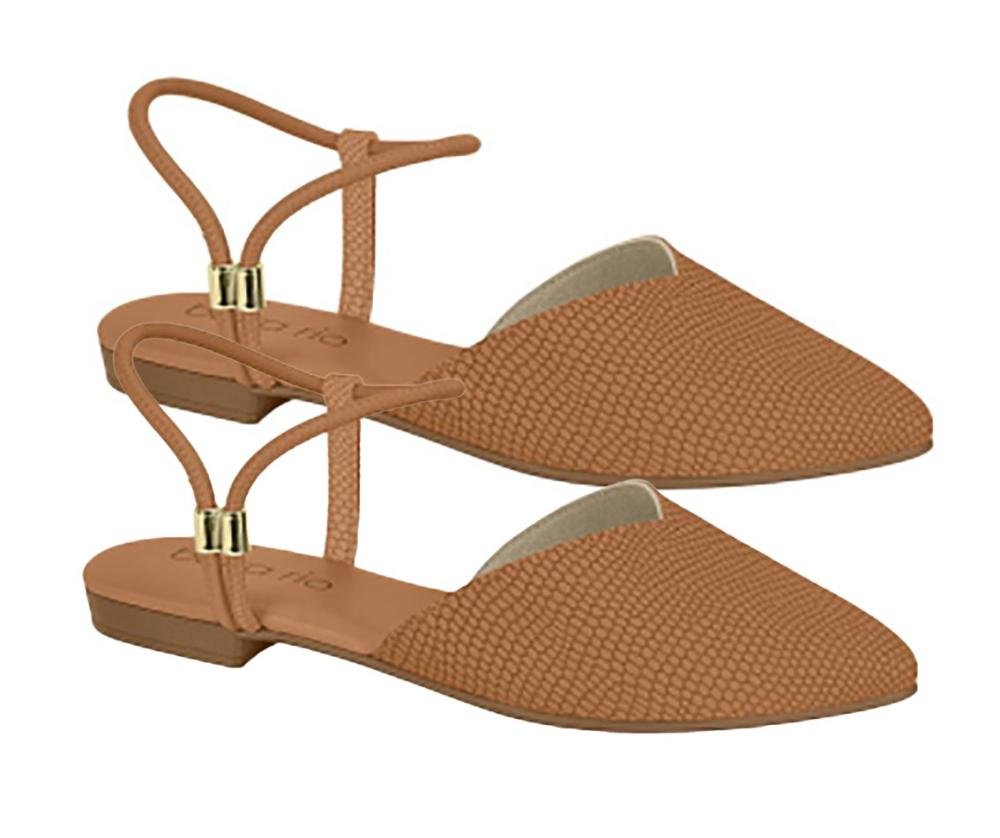 Sapatilha Aberta Beira Rio 41341015 Feminino Camel 3