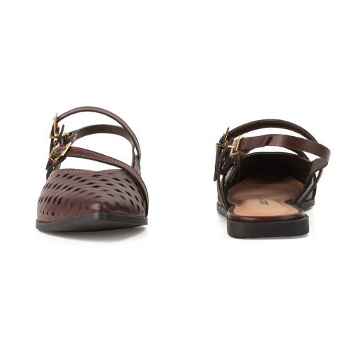 Sapatilha Slingback Dakota D0212 Feminino Marrom 5