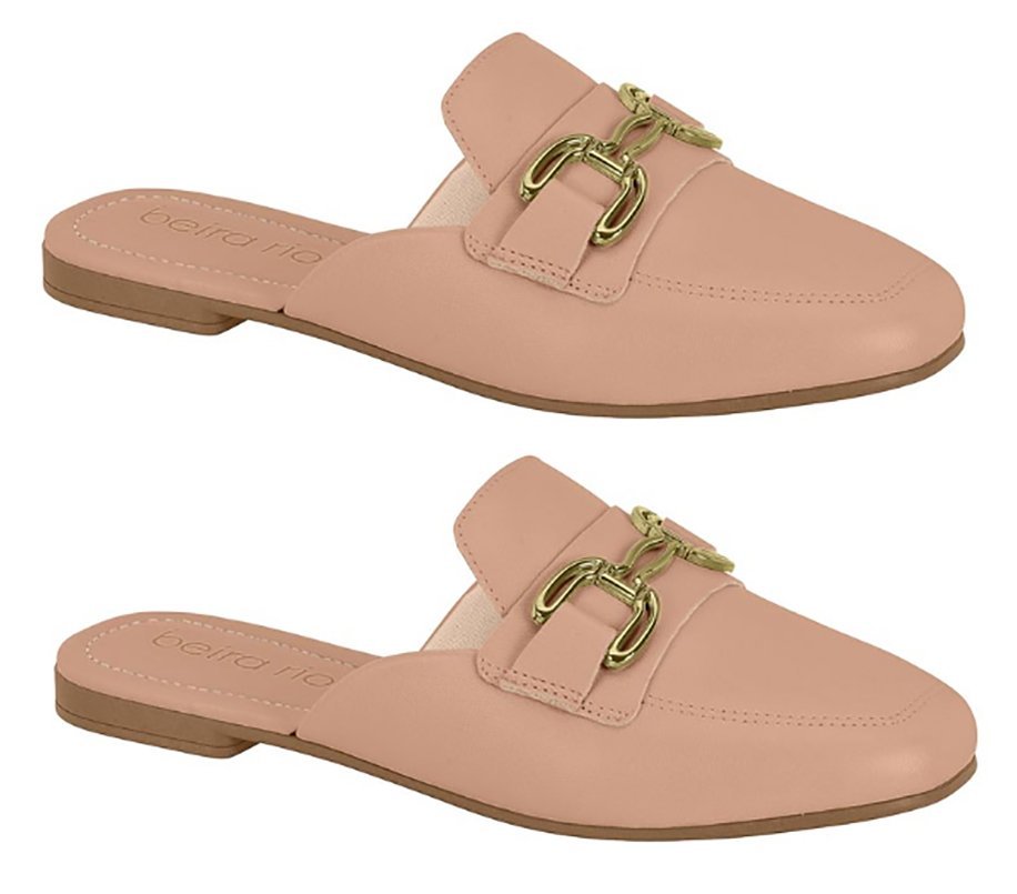 Mule Beira Rio 4323100 Feminino Bege 3