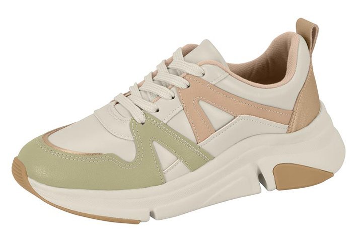 Tenis Casual Modare 7401102 Feminino Bege 2