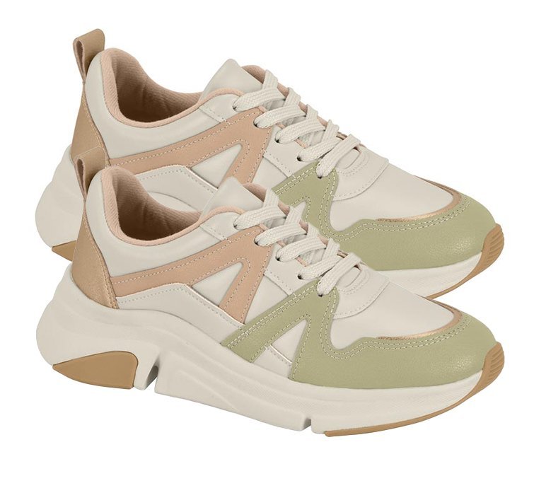 Tenis Casual Modare 7401102 Feminino Bege 3