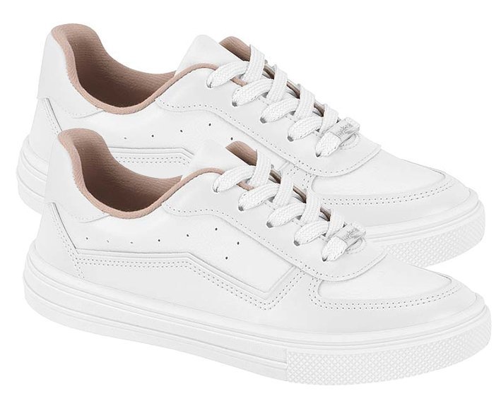 Tênis Casual Moleca 5796107 Feminino Branco 3