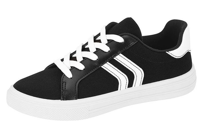 Tênis Casual Moleca 5796106 Feminino Preto 2