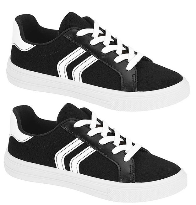 Tênis Casual Moleca 5796106 Feminino Preto 3