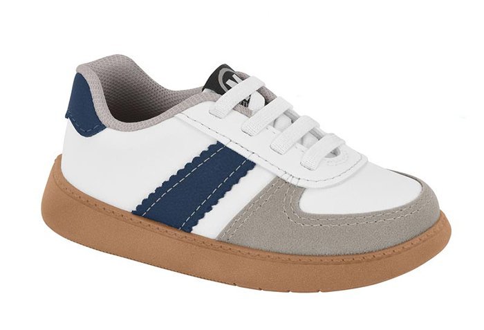 Tênis Casual Molekinho 2635101 Infantil Masculino Branco 1