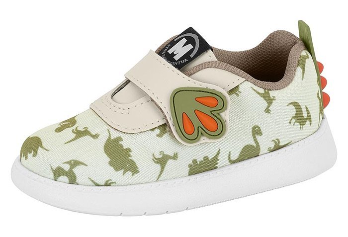 Tênis Casual Molekinho 2635106 Infantil Masculino Bege 2