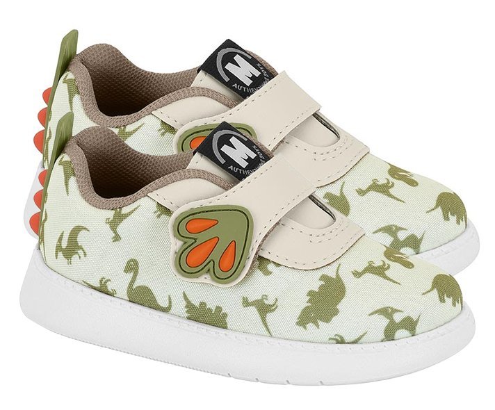 Tênis Casual Molekinho 2635106 Infantil Masculino Bege 3