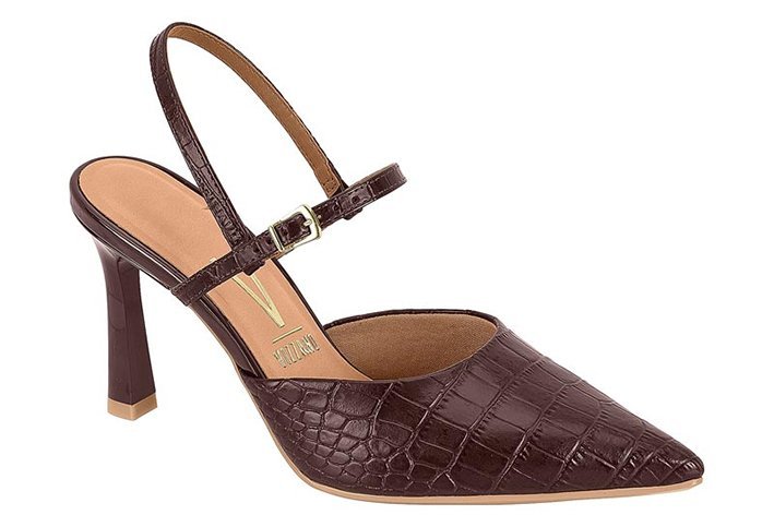 Sapato Scarpin Vizzano 1447101 Feminino Marrom 1