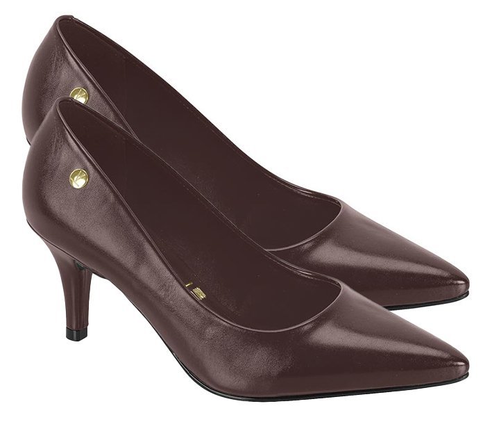 Sapato Scarpin Salto Fino Vizzano 11851402 Feminino Marrom 3