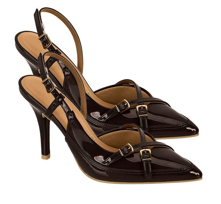 Sapato Scarpin Vizzano 11841708 Feminino Marrom 3