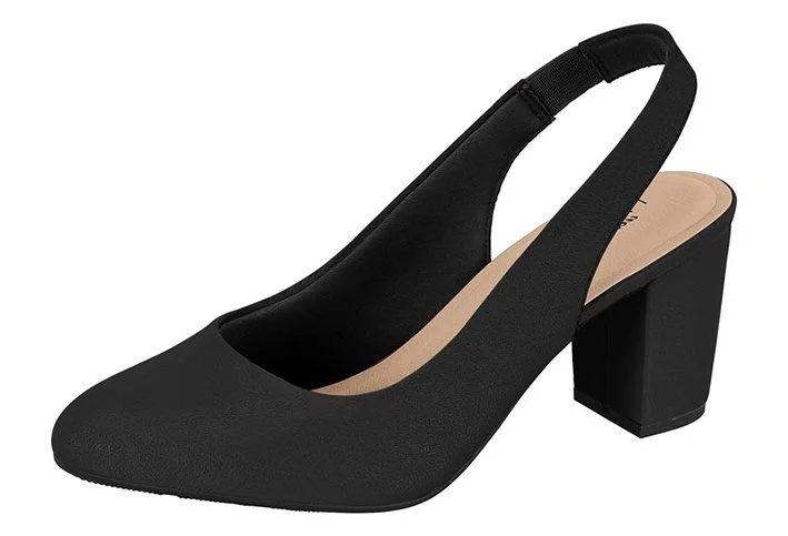 Sapato Scarpin Aberto Modare 7377120 Feminino Preto 2