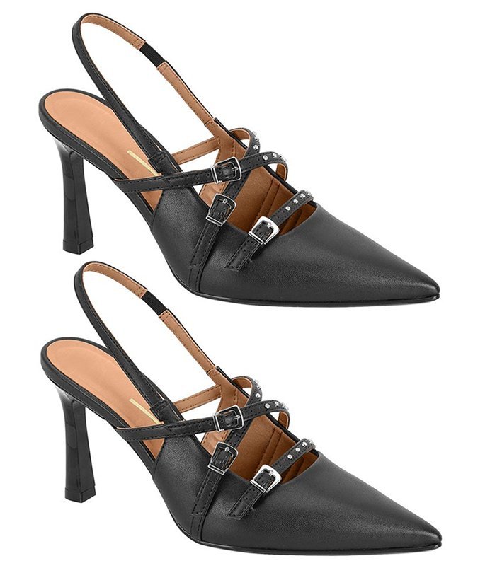 Sapato Scarpin Vizzano 1447102 Feminino Preto 3