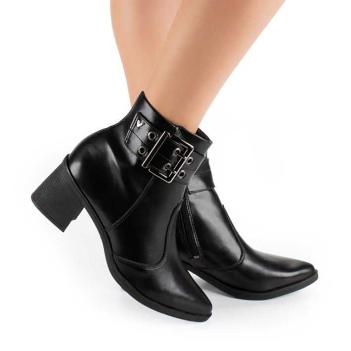 Bota Cano Curto Mississipi ME311 Feminino Preto 3