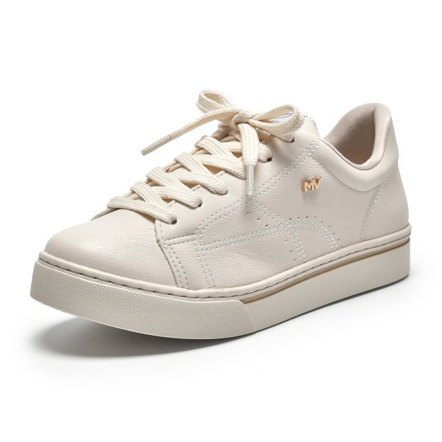 Tênis Casual Via Marte 016-008 Feminino Off White 2
