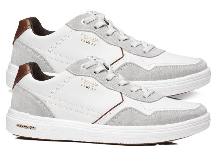 Sapatênis Branco Pegada 112003 Masculino Branco 3