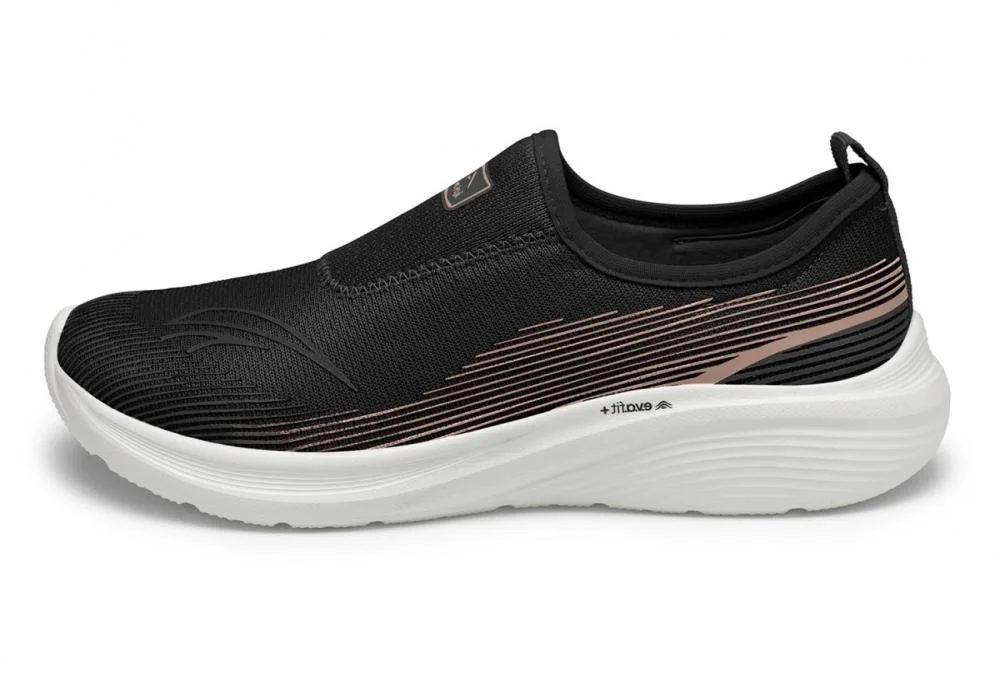 Tenis Kolosh E0421 Feminino Preto 2