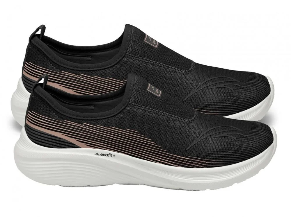 Tenis Kolosh E0421 Feminino Preto 3