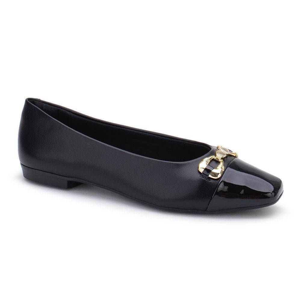 Sapatilha Sua Cia 822216075 Feminino Preto 1