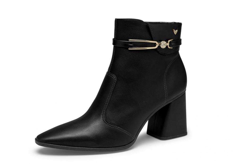 Bota Cano Médio Salto Alto Mississipi Me574 Feminino Preto 2