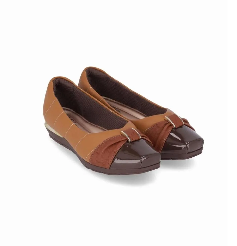 Sapatilha Maxi Piccadilly 147320 Feminino Marrom 2