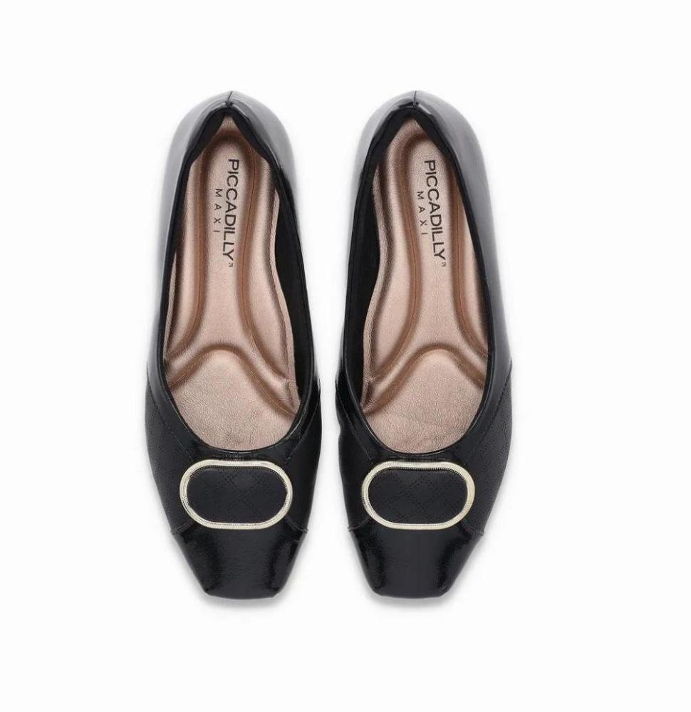 Sapatilha Maxi Piccadilly 147323 Feminino Preto 3