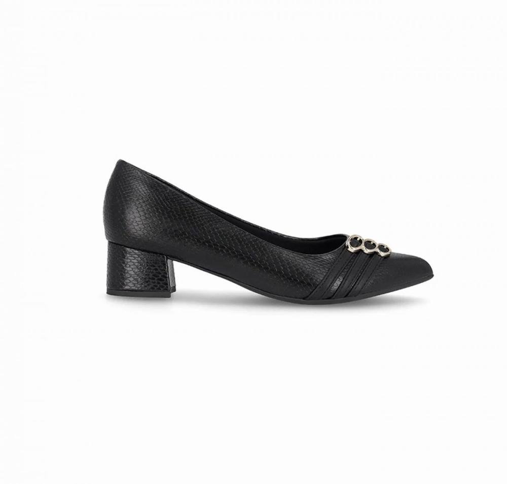 Sapato Scarpin Salto Grosso Piccadilly 739083 Feminino
