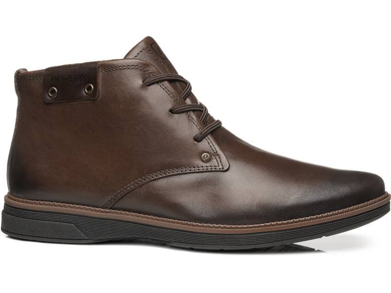 Bota Coturno De Couro Pegada 126751 Masculino