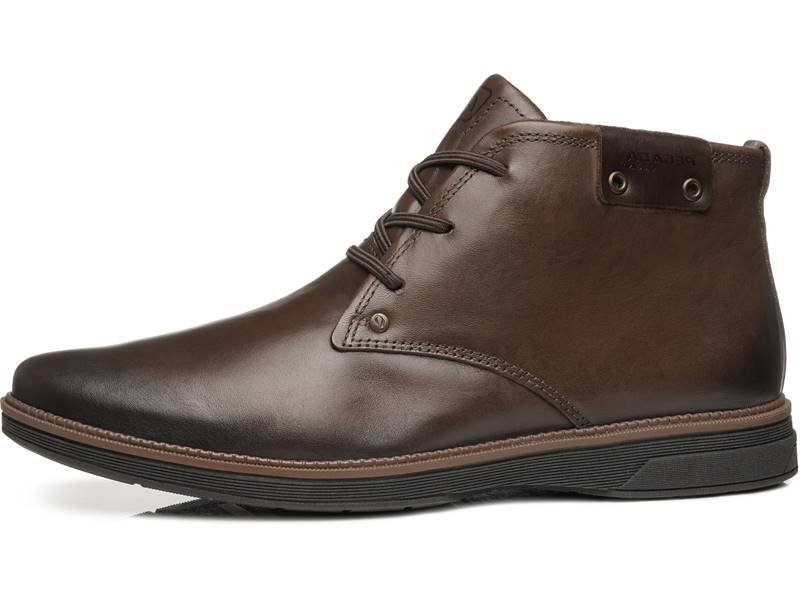 Bota Coturno De Couro Pegada 126751 Masculino Marrom 2