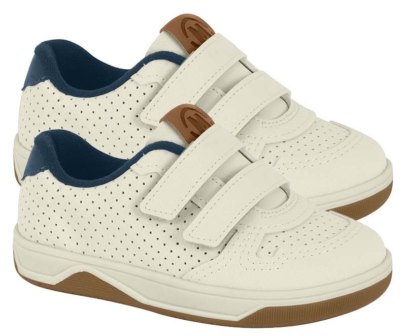 Tênis Kids Molekinho Baby 2623102 Infantil Masculino Off White 3