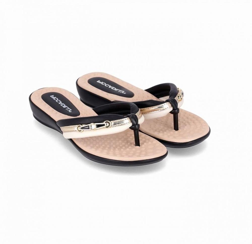 Chinelo Tamanco Piccadilly 500391 Feminino Preto 2