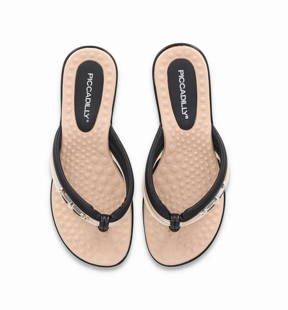 Chinelo Tamanco Piccadilly 500391 Feminino Preto 3