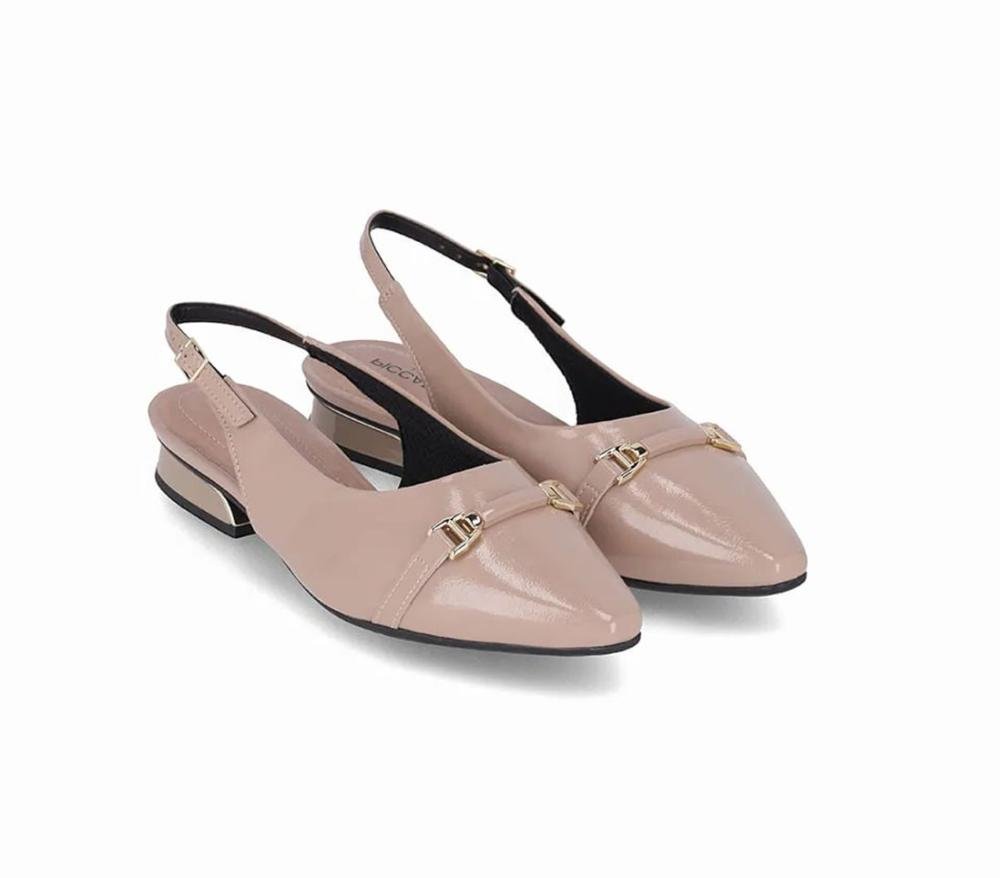 Sapato Slingback Maxi Piccadilly  2790402 Feminino Bege 2