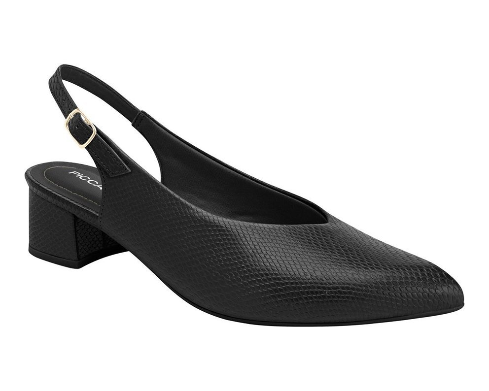 Sapato Salto Médio SlingBack Piccadilly 7390311 Feminino