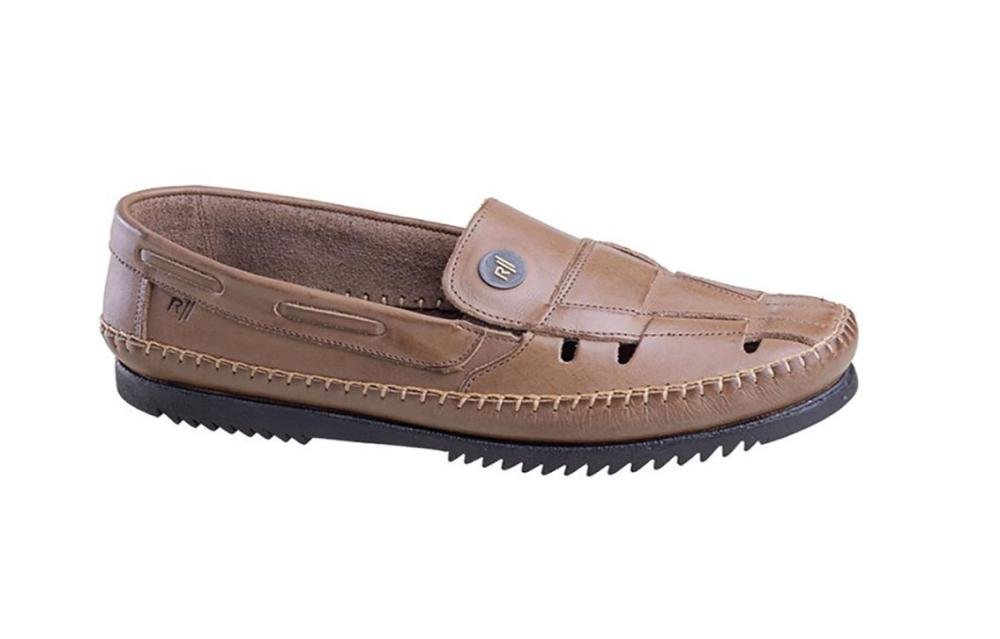 Mocassim Vazado Em Couro Rafarillo 405 Masculino