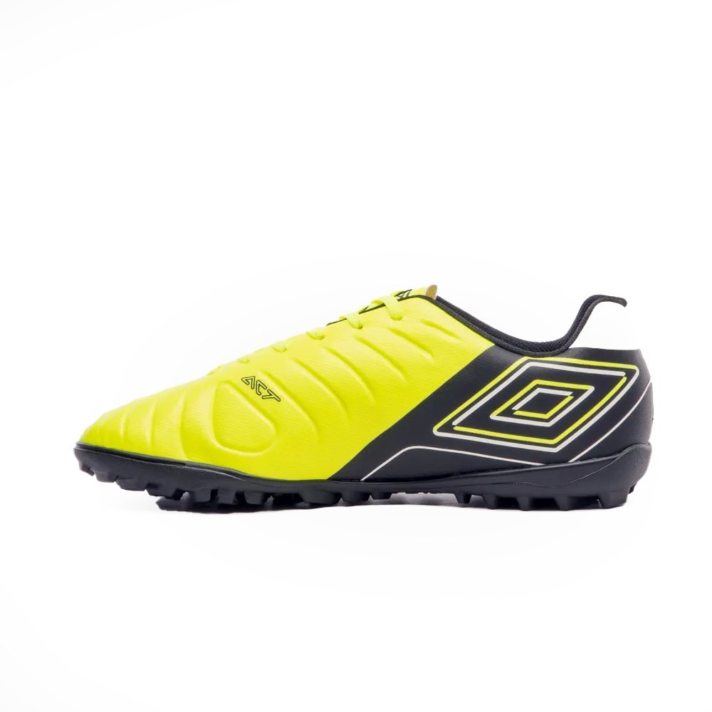 Chuteira Umbro Society Fifty VI Masculino Amarelo Fluor/Preto 2