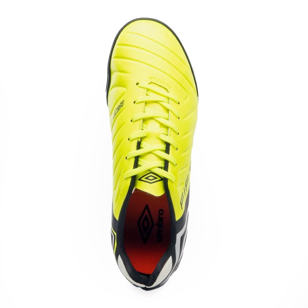 Chuteira Umbro Society Fifty VI Masculino Amarelo Fluor/Preto 4