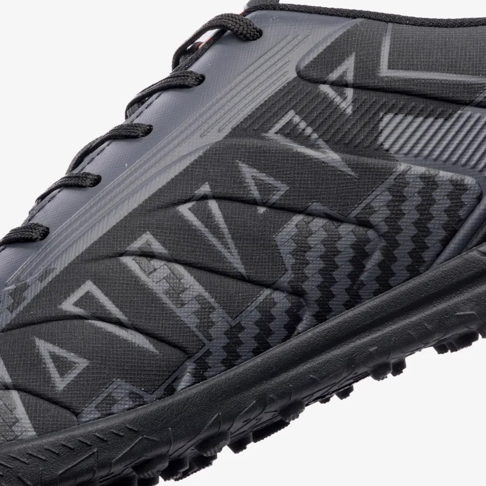 Chuteira Umbro Attak III Society Masculino Preto/Laranja 7