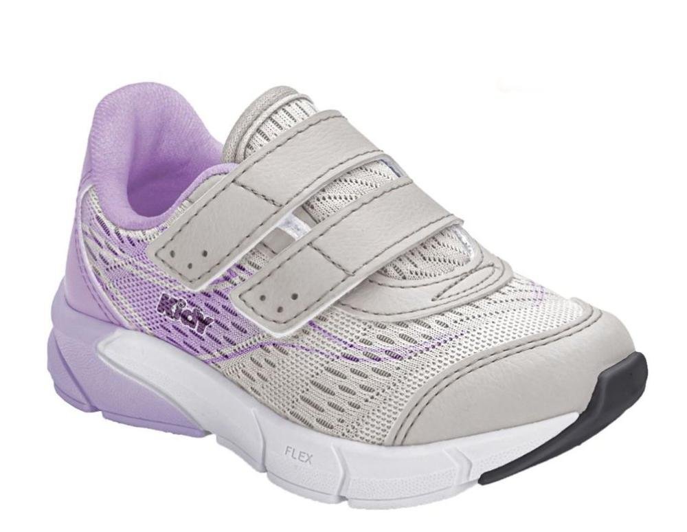 Tênis Kidy Energy Baby 0411180 Infantil Feminino Branco/Cinza/Lilás 1