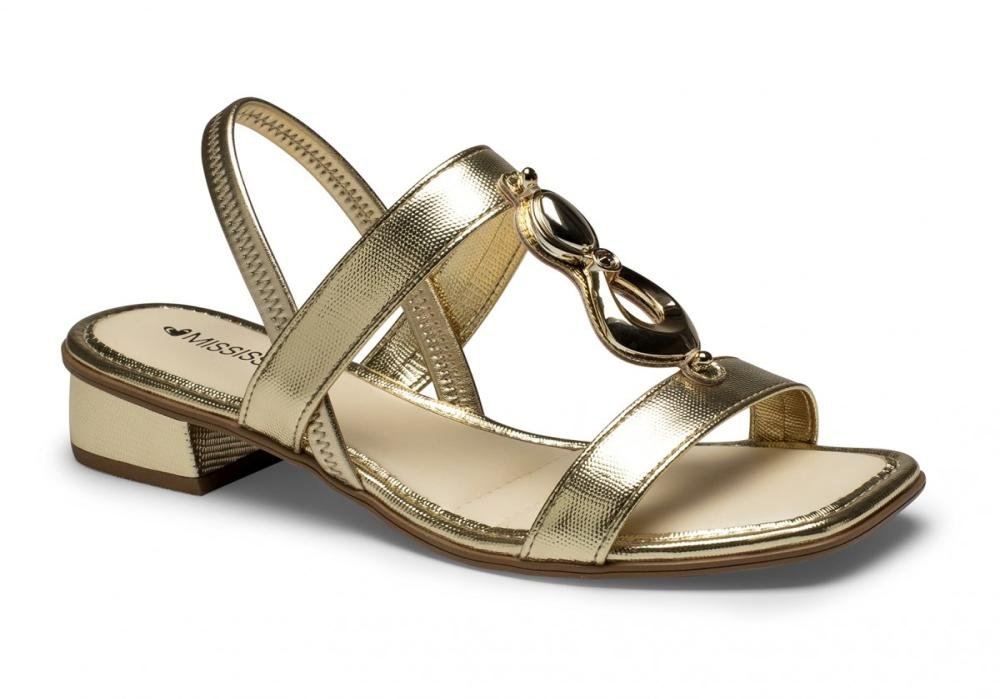 Sandália Salto Baixo Mississipi MF893 Feminino