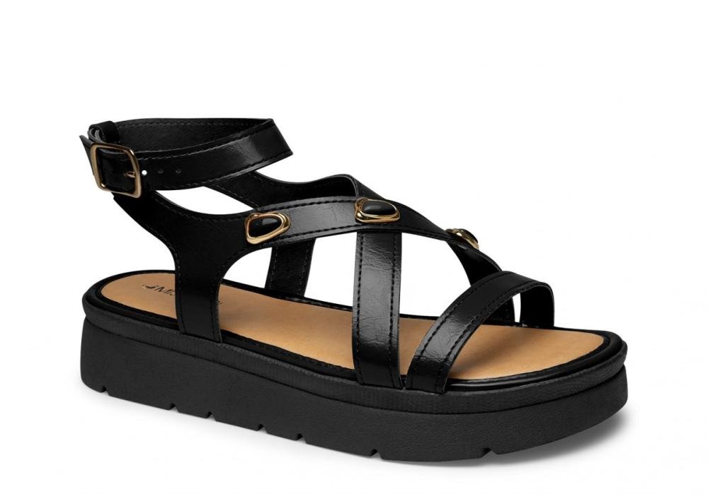 Sandália Papete Flatform Mississipi J0213 Feminino