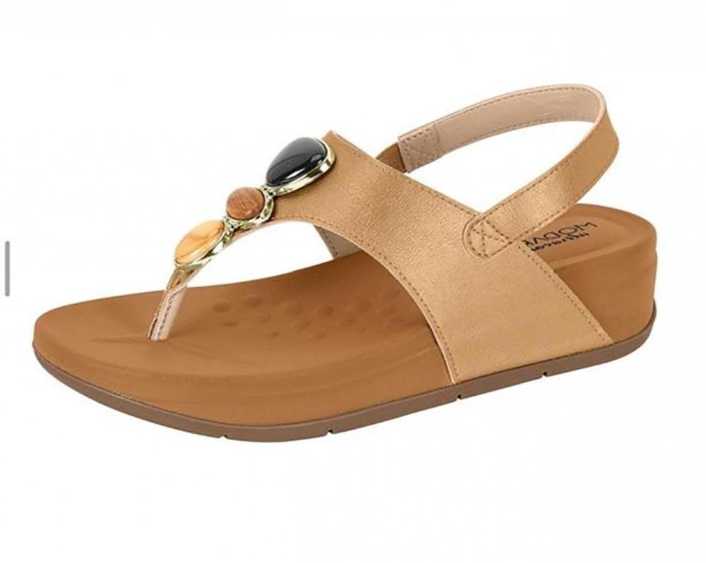 Sandália Papete Modare 7207102 Feminino Bronze 2