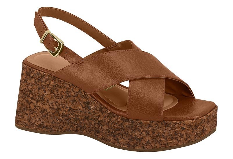 Sandália Plataforma Salto Alto Vizzano 6559101 Feminino