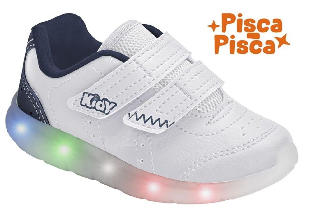 Tênis Infantil Kidy de Luz Light Fun Infantil Masculino