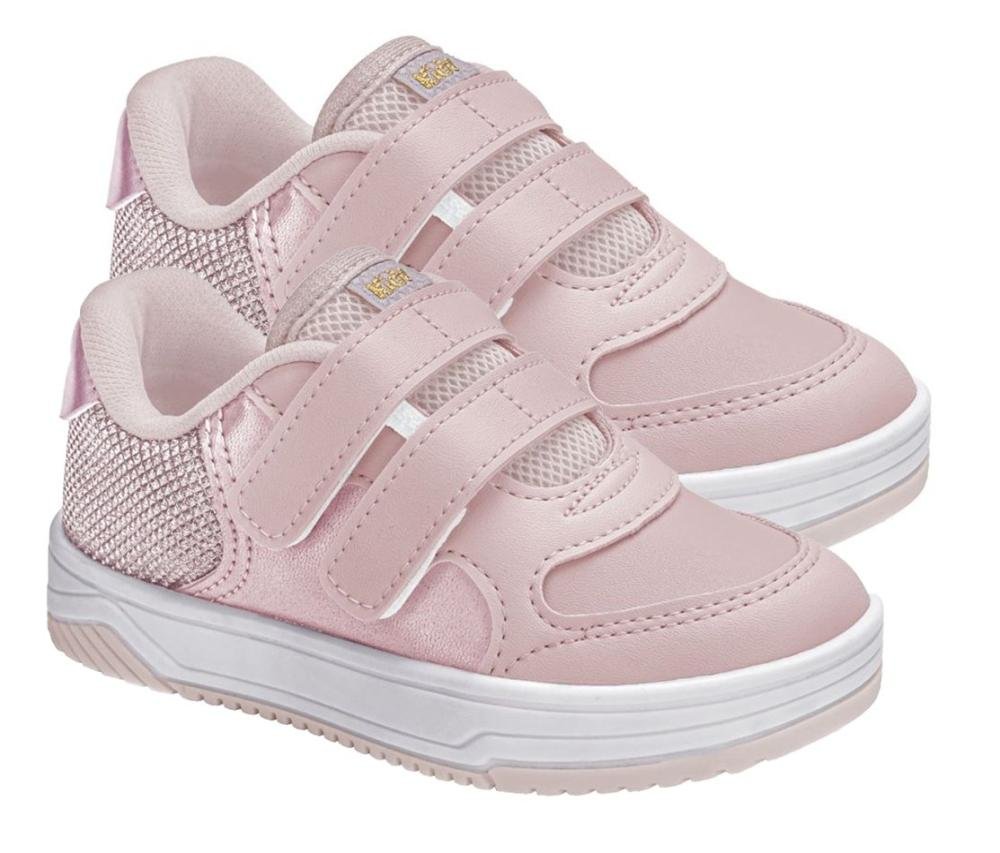 Tênis Kidy Happy Infantil Feminino Rosa Claro 3