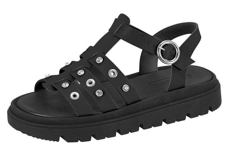 Sandália Papete Moleca 5504115 Feminino Preto 2